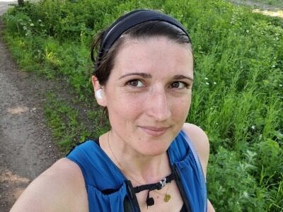Marianna Wesselink van Pinkcube doet mee aan de Alpentocht samen met haar collega's