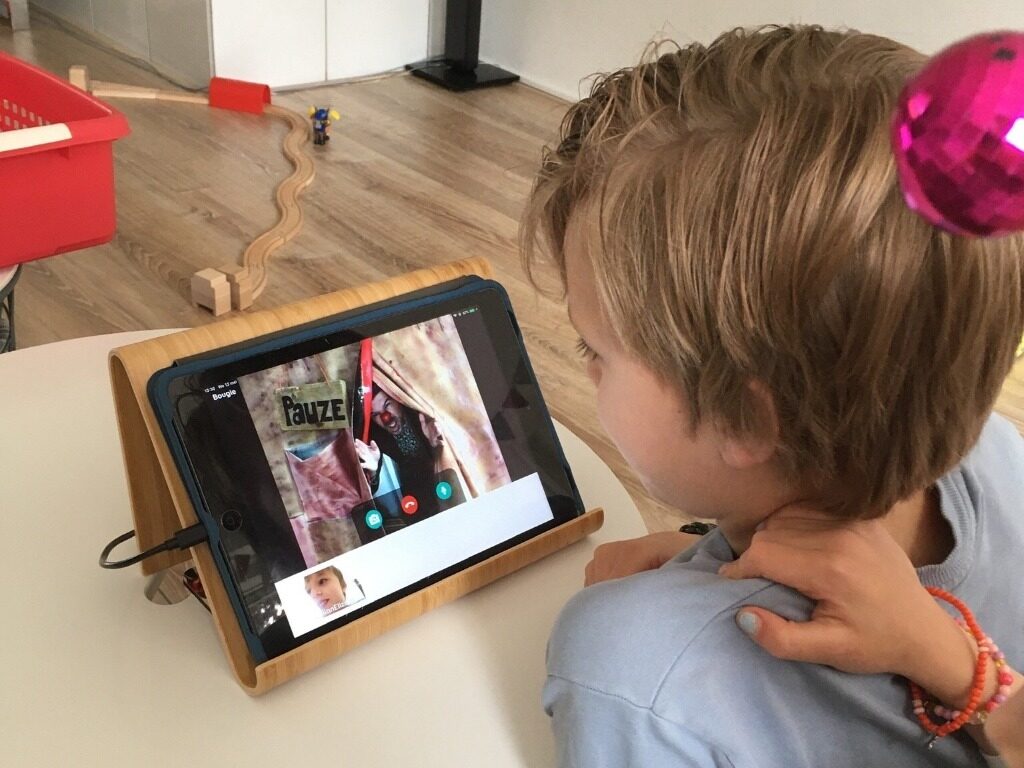 Foto Julian op de app bijgesneden